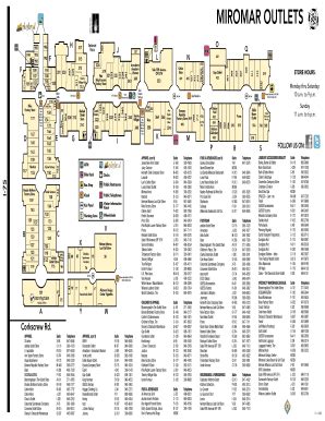 miromar outlets map directory.